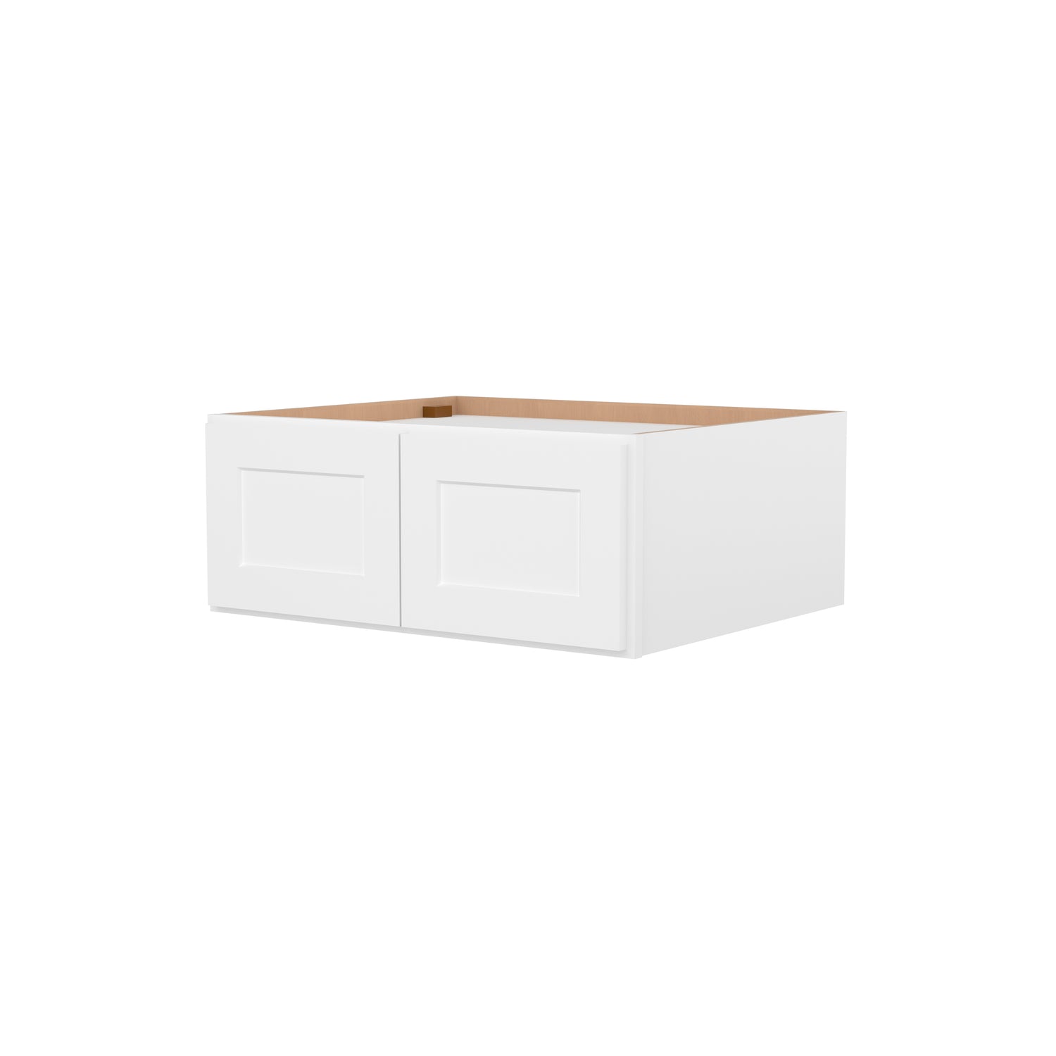 W3012 Shaker White Wall Bridge Cabinet