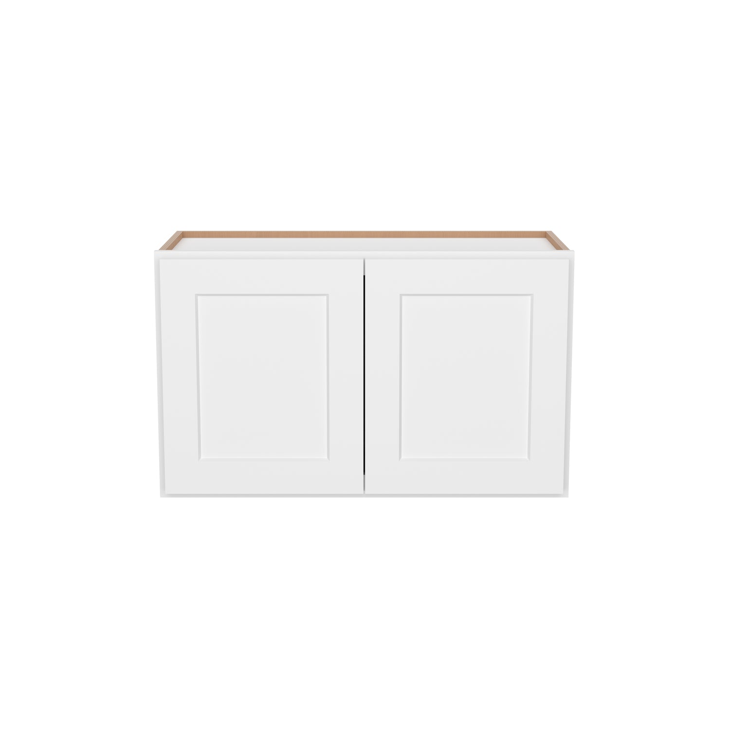 W361824 Shaker White Wall Refrigerator Cabinet