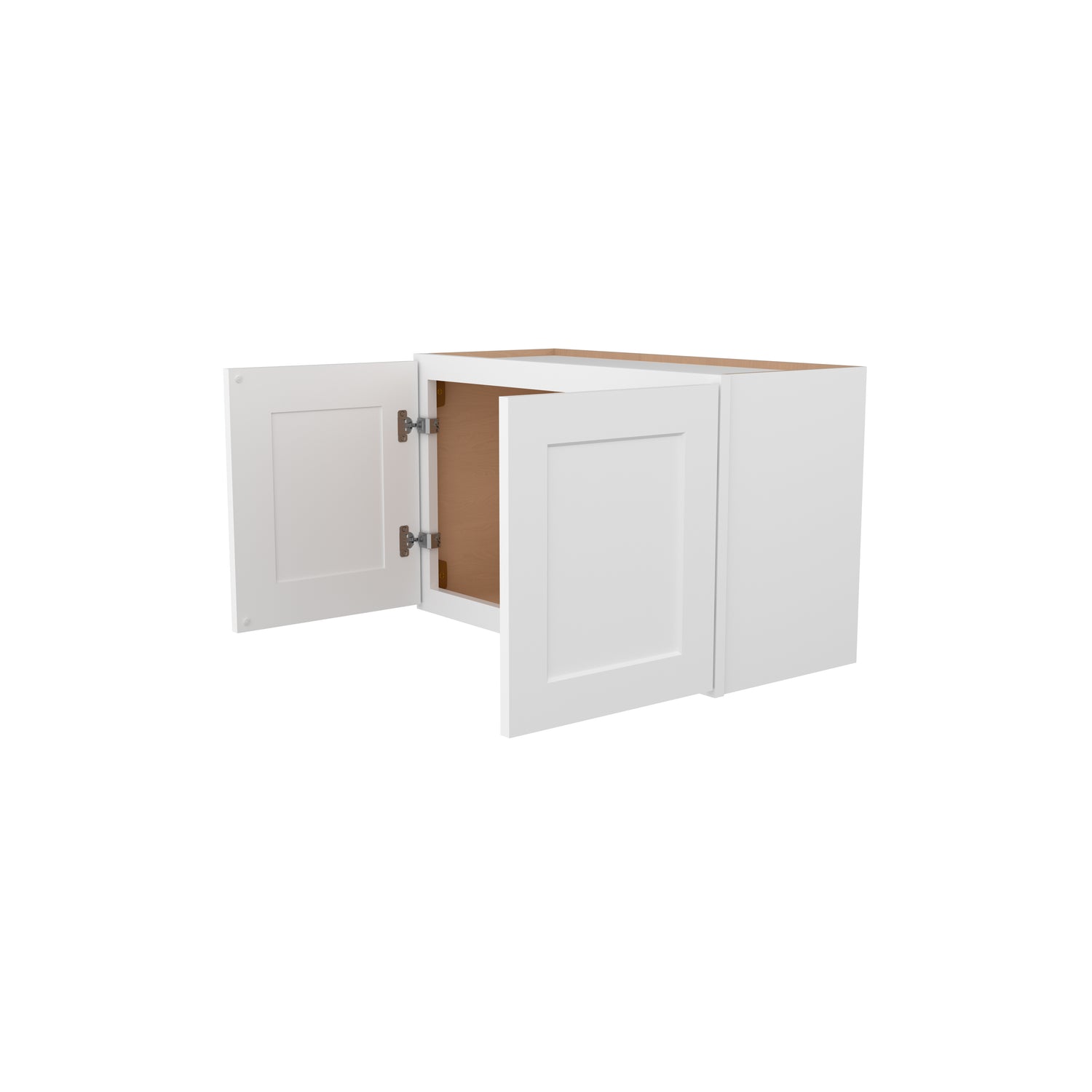 W3018 Shaker White Wall Bridge Cabinet