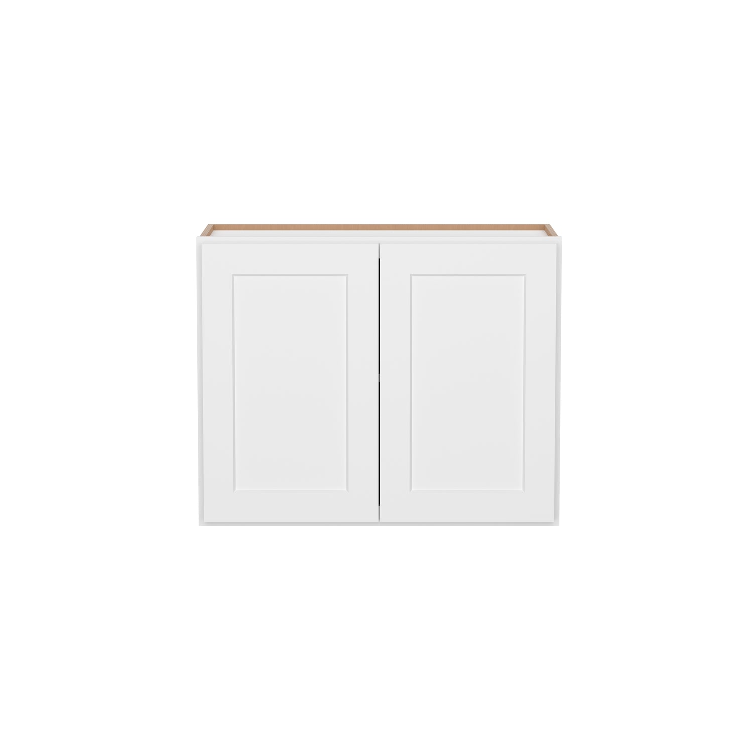 W3024 Shaker White Wall Bridge Cabinet