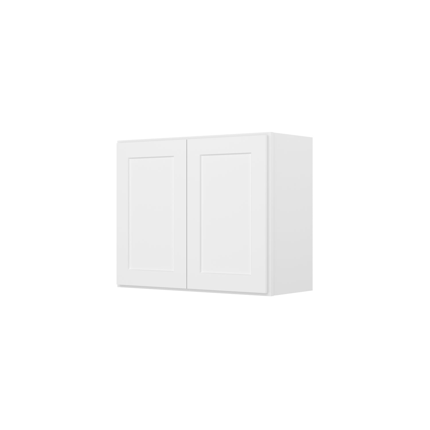 W3024 Shaker White Wall Bridge Cabinet