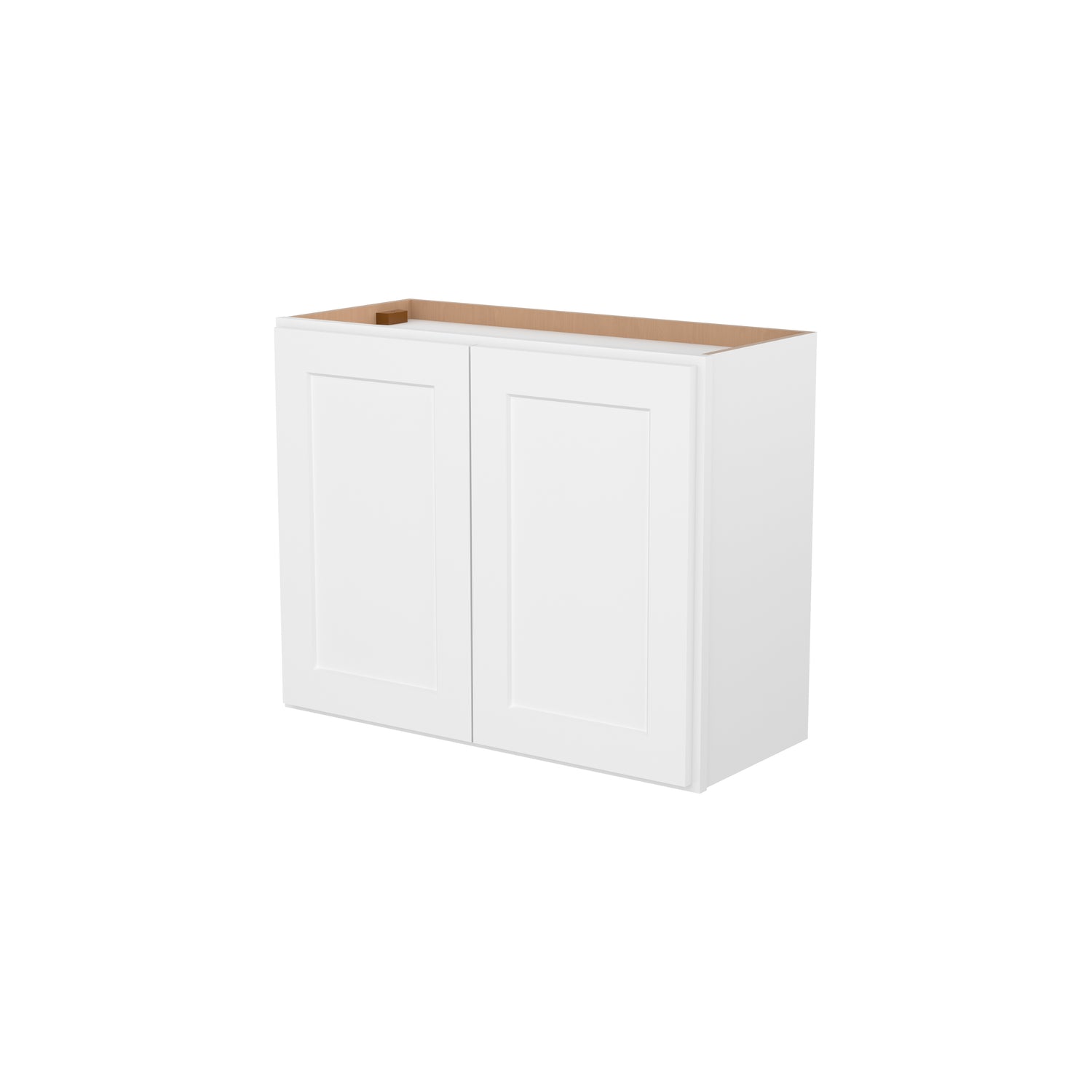 W3024 Shaker White Wall Bridge Cabinet