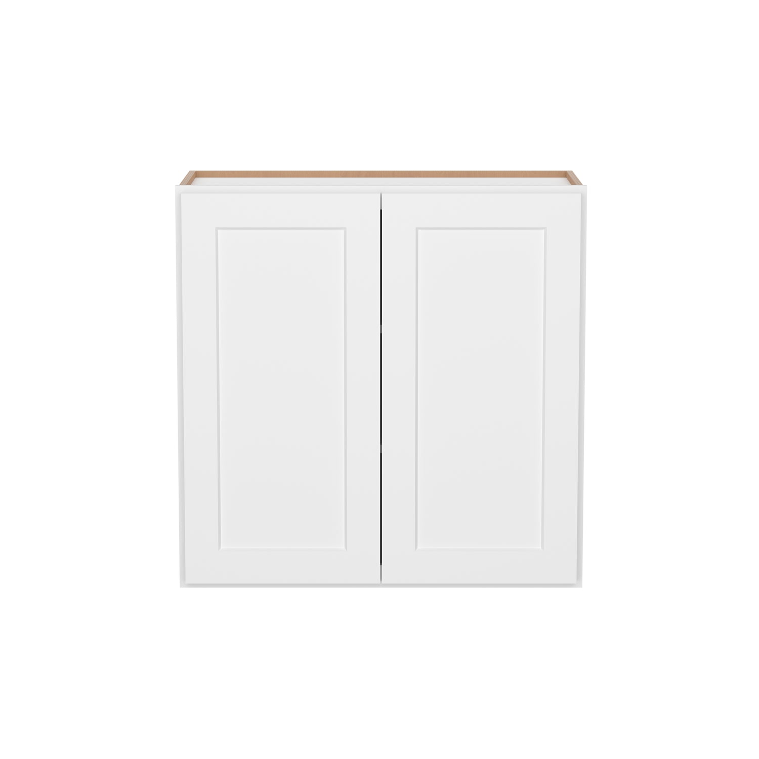 W3030 Shaker White Double Door Wall Cabinet