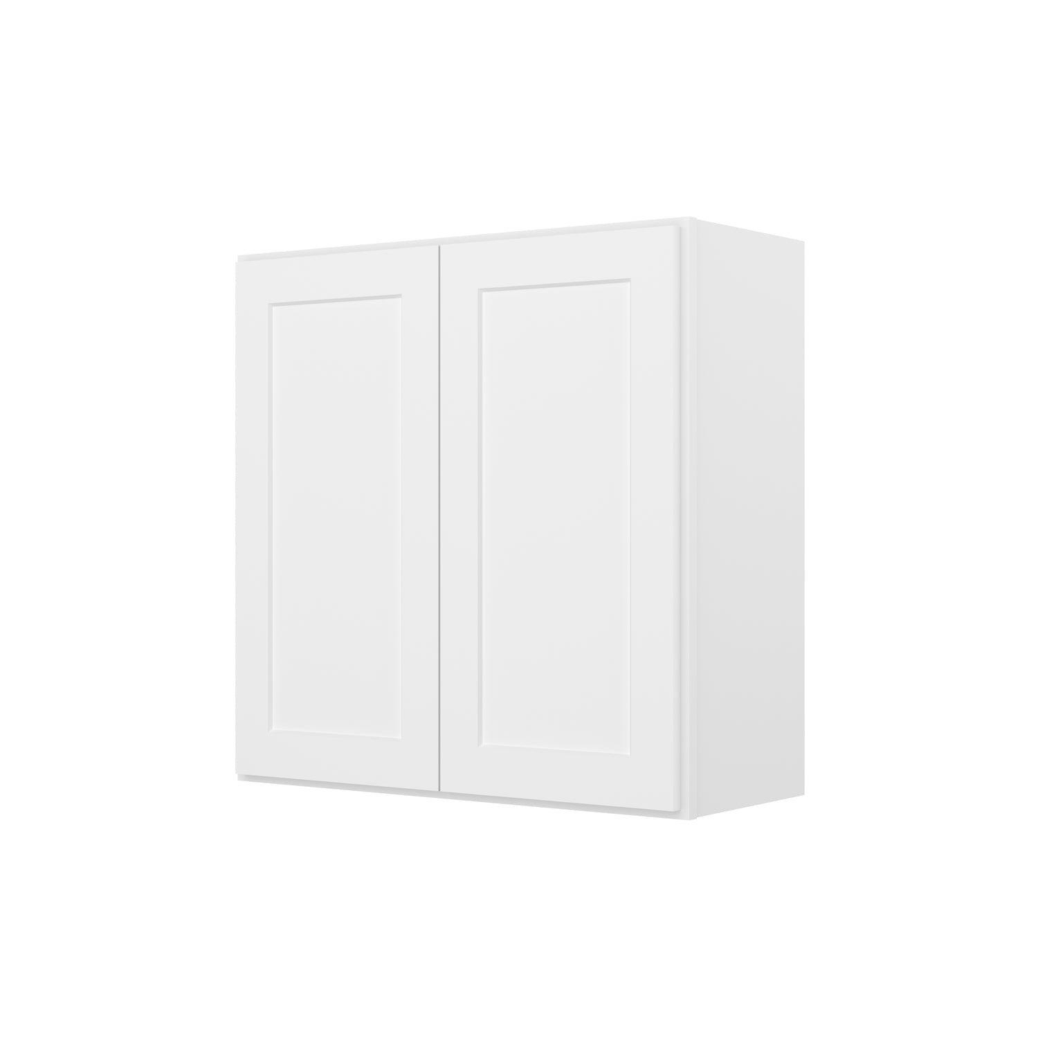 W3030 Shaker White Double Door Wall Cabinet