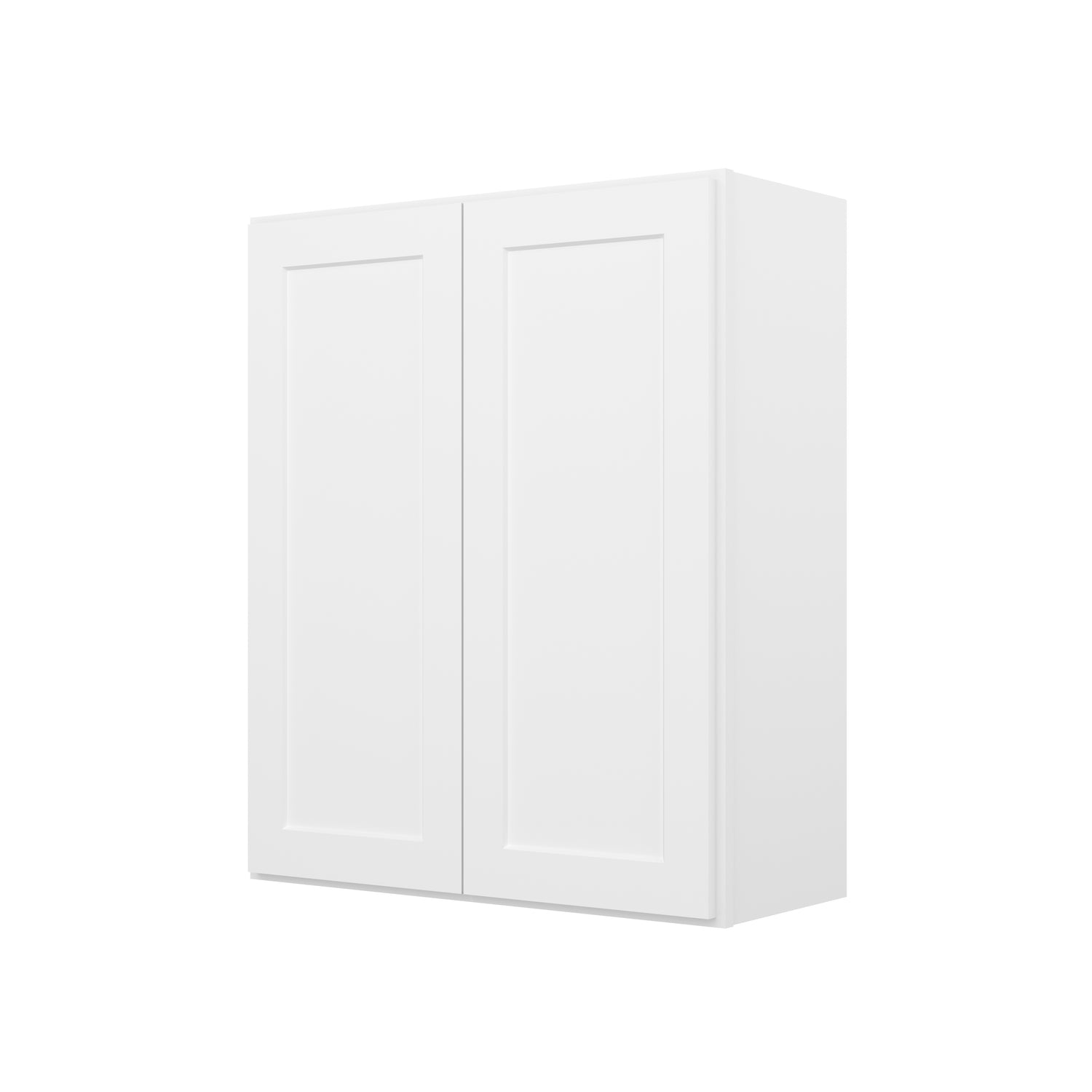 W3036 Shaker White Double Door Wall Cabinet