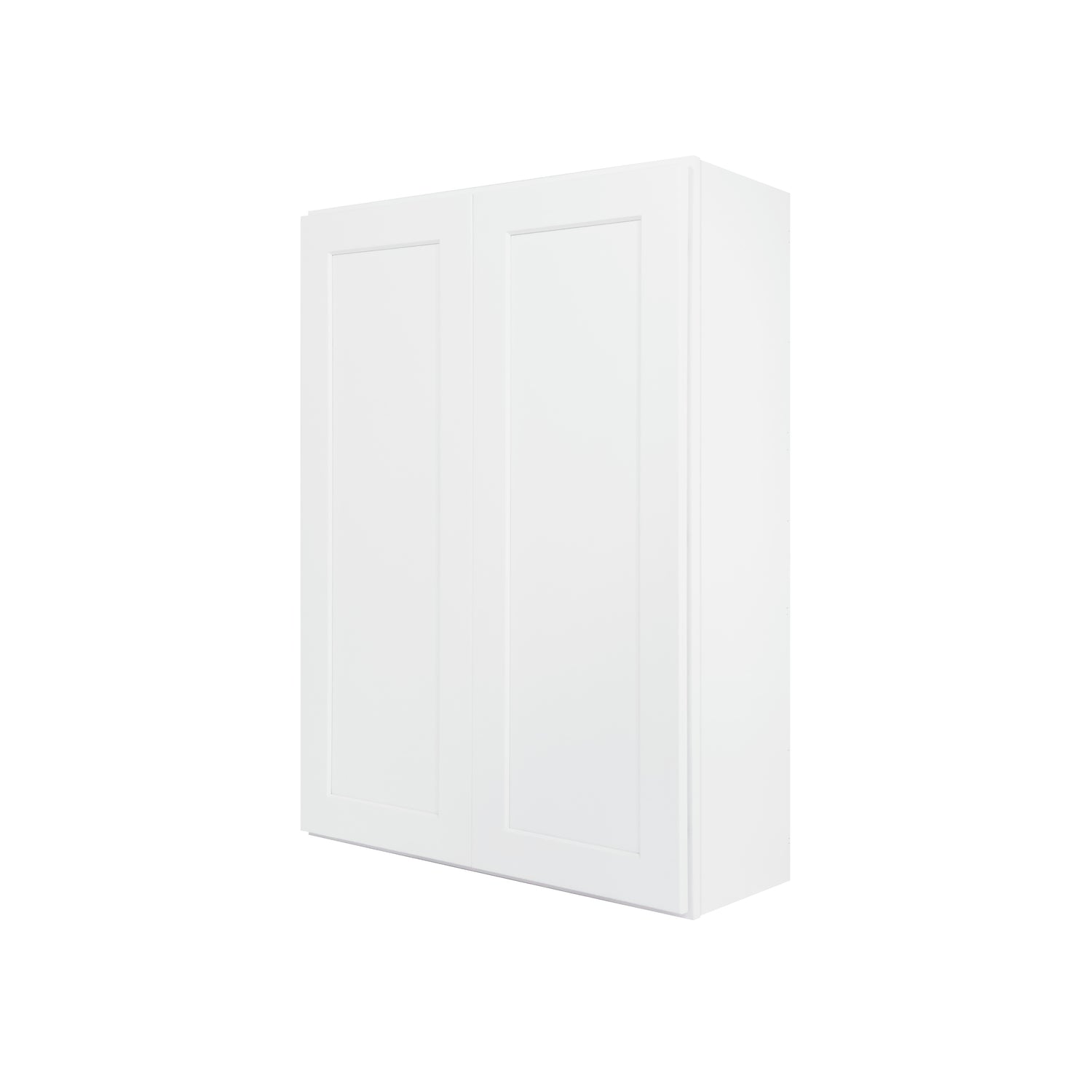 W3042 Shaker White Double Door Wall Cabinet