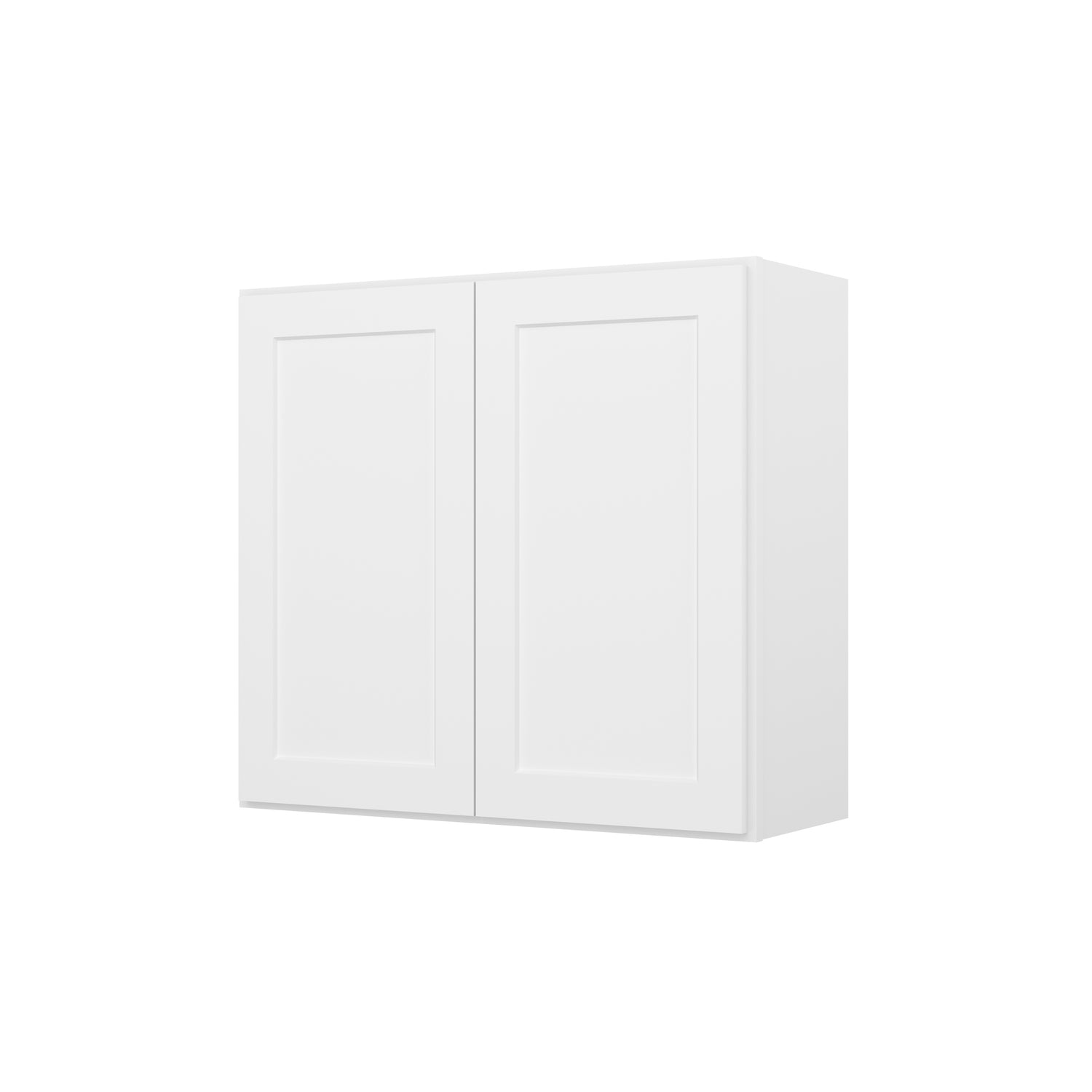 W3330 Shaker White Double Door Wall Cabinet