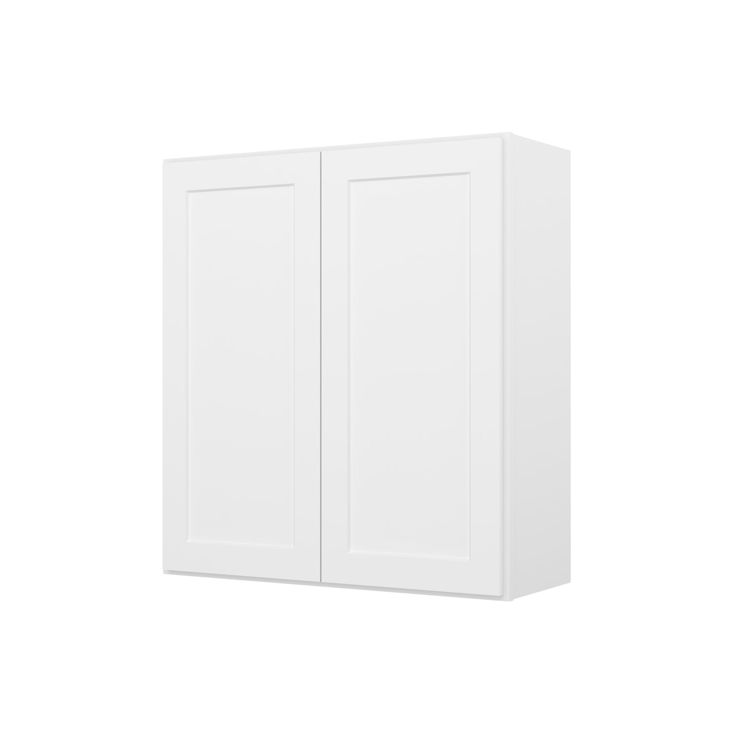 W3336 Shaker White Double Door Wall Cabinet