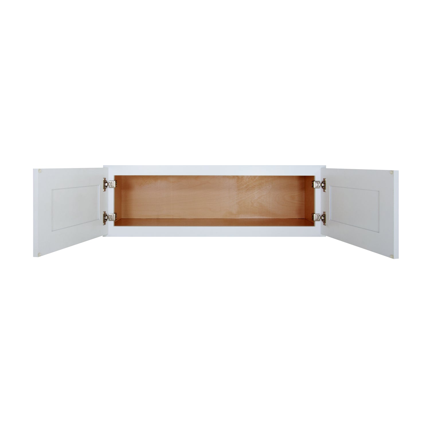 W3612 Shaker White Wall Bridge Cabinet