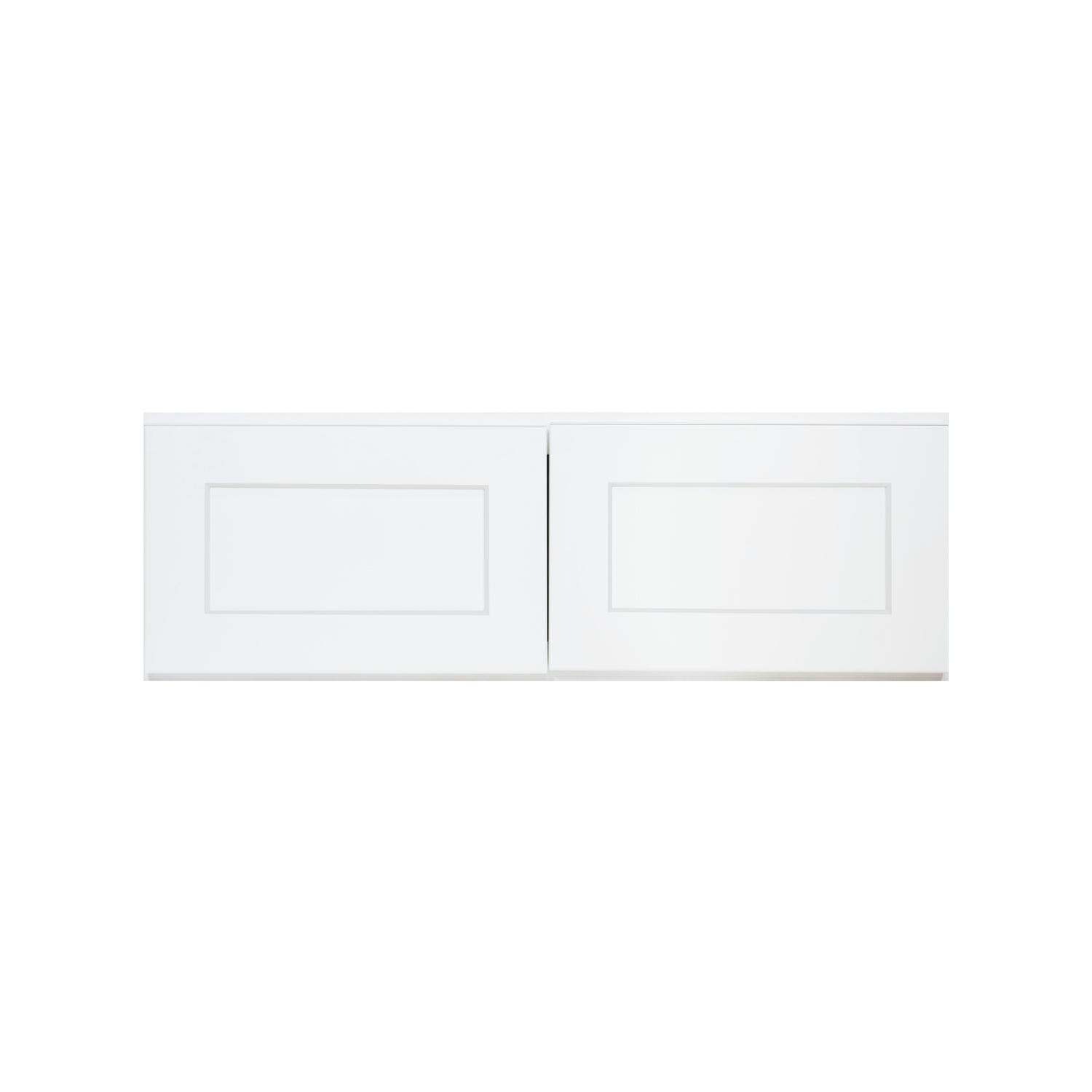 W361224 Shaker White Wall Refrigerator Cabinet