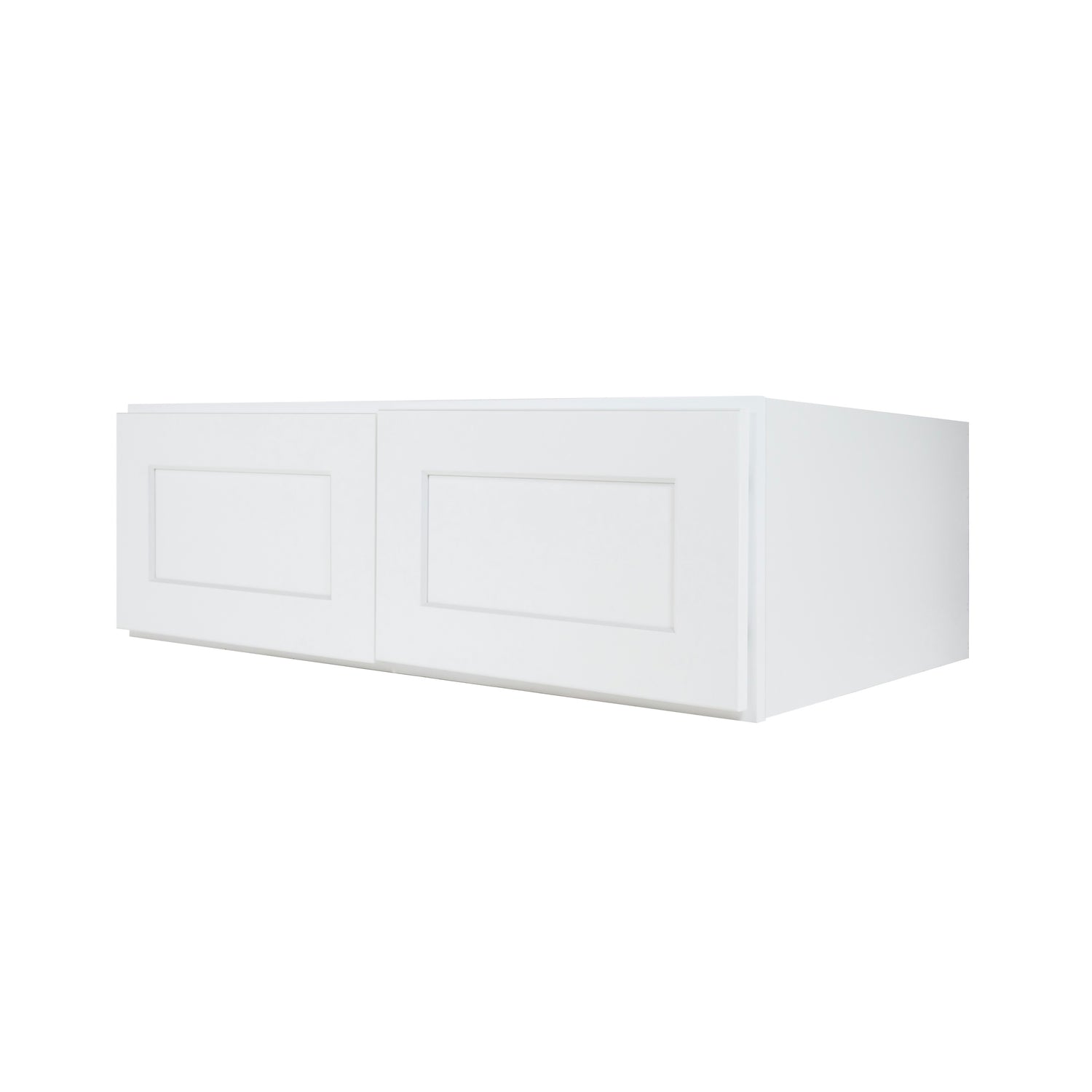 W361224 Shaker White Wall Refrigerator Cabinet