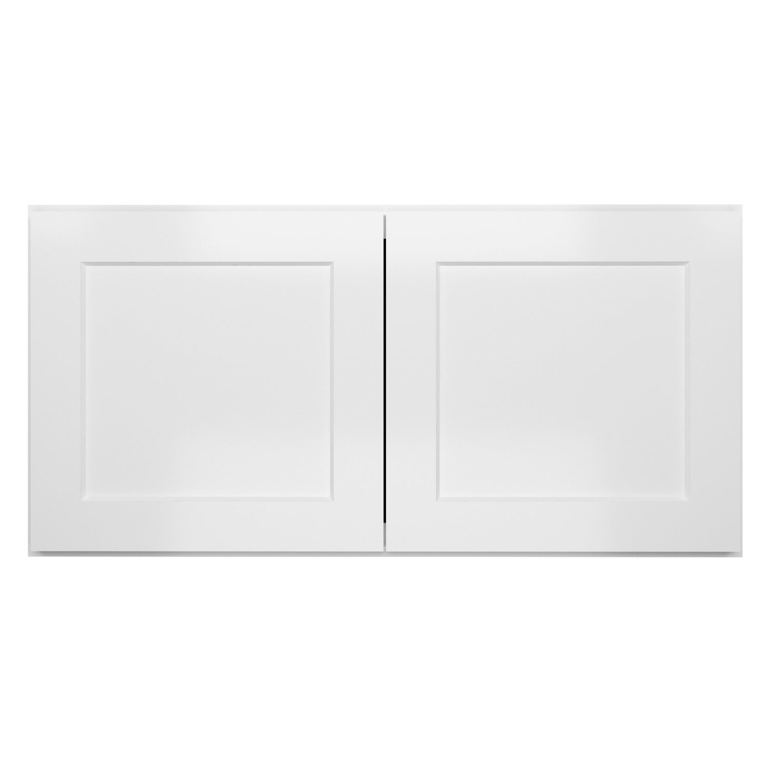 W3618 Shaker White Wall Bridge Cabinet