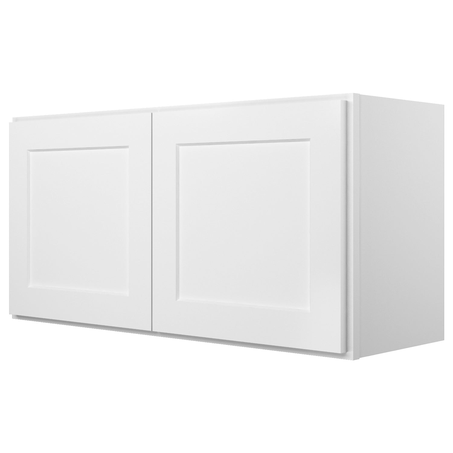 W3618 Shaker White Wall Bridge Cabinet