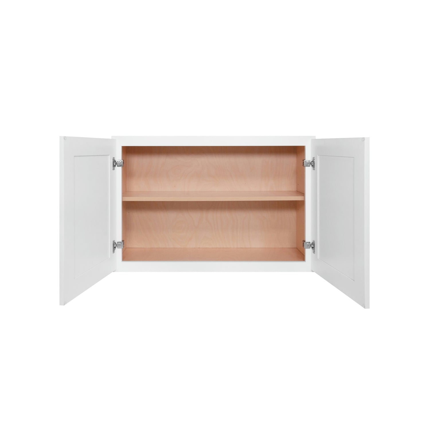 W3624 Shaker White Wall Bridge Cabinet