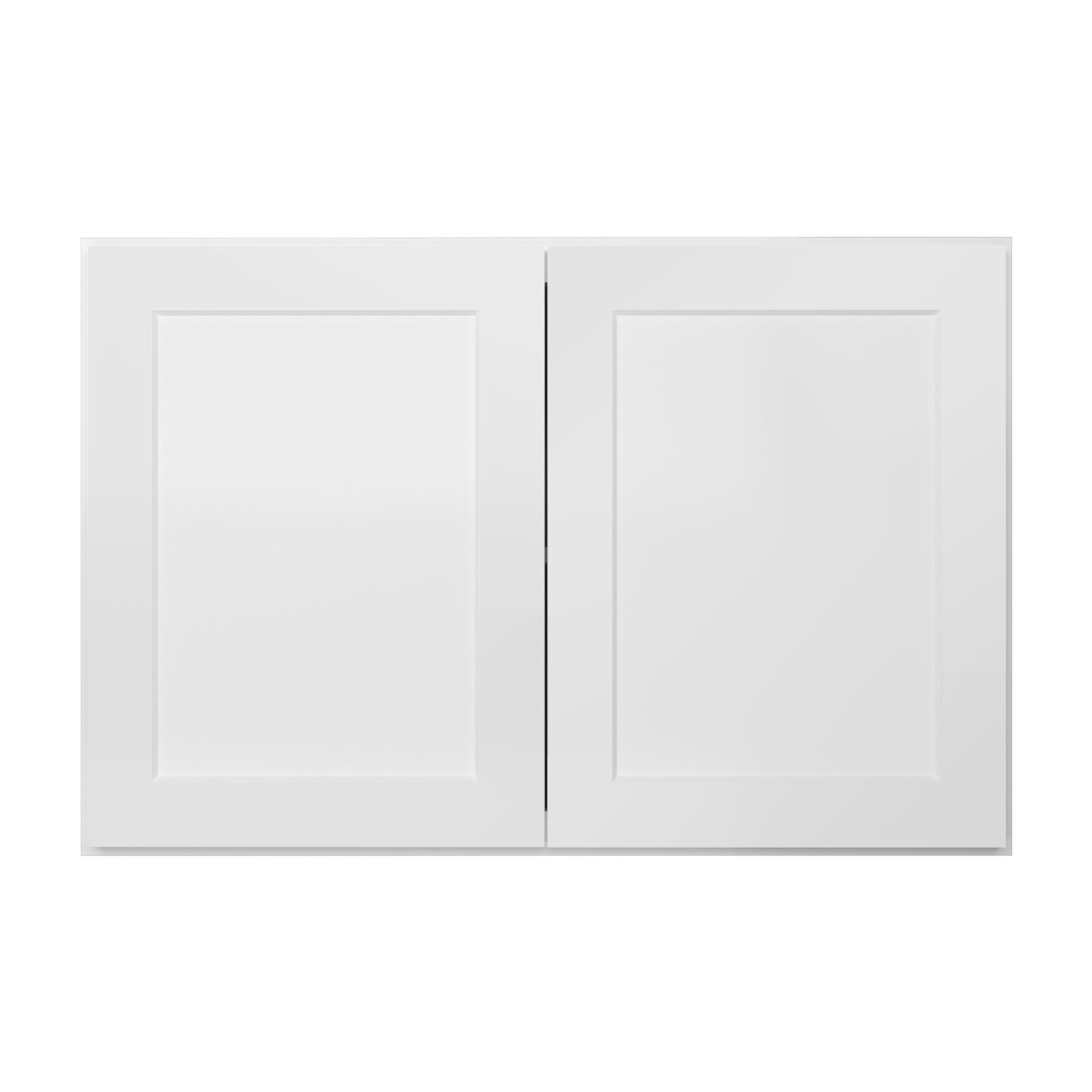 W362424 Shaker White Wall Refrigerator Cabinet