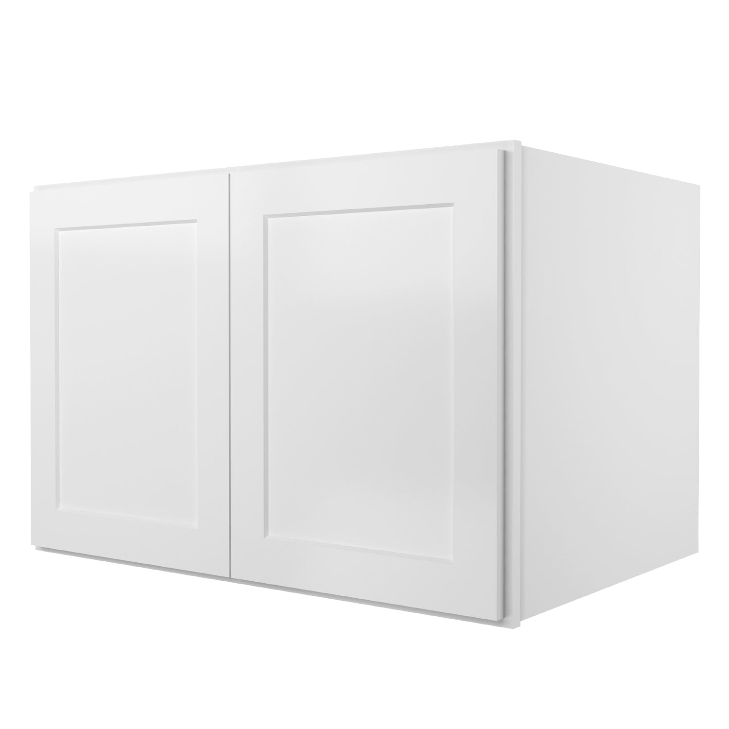 W362424 Shaker White Wall Refrigerator Cabinet