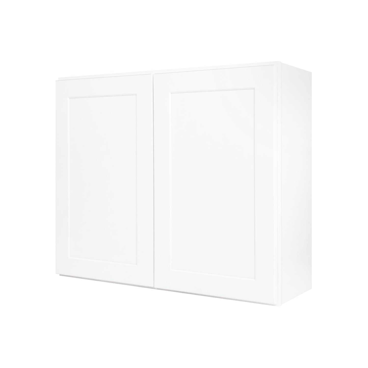 W3630 Shaker White Double Door Wall Cabinet