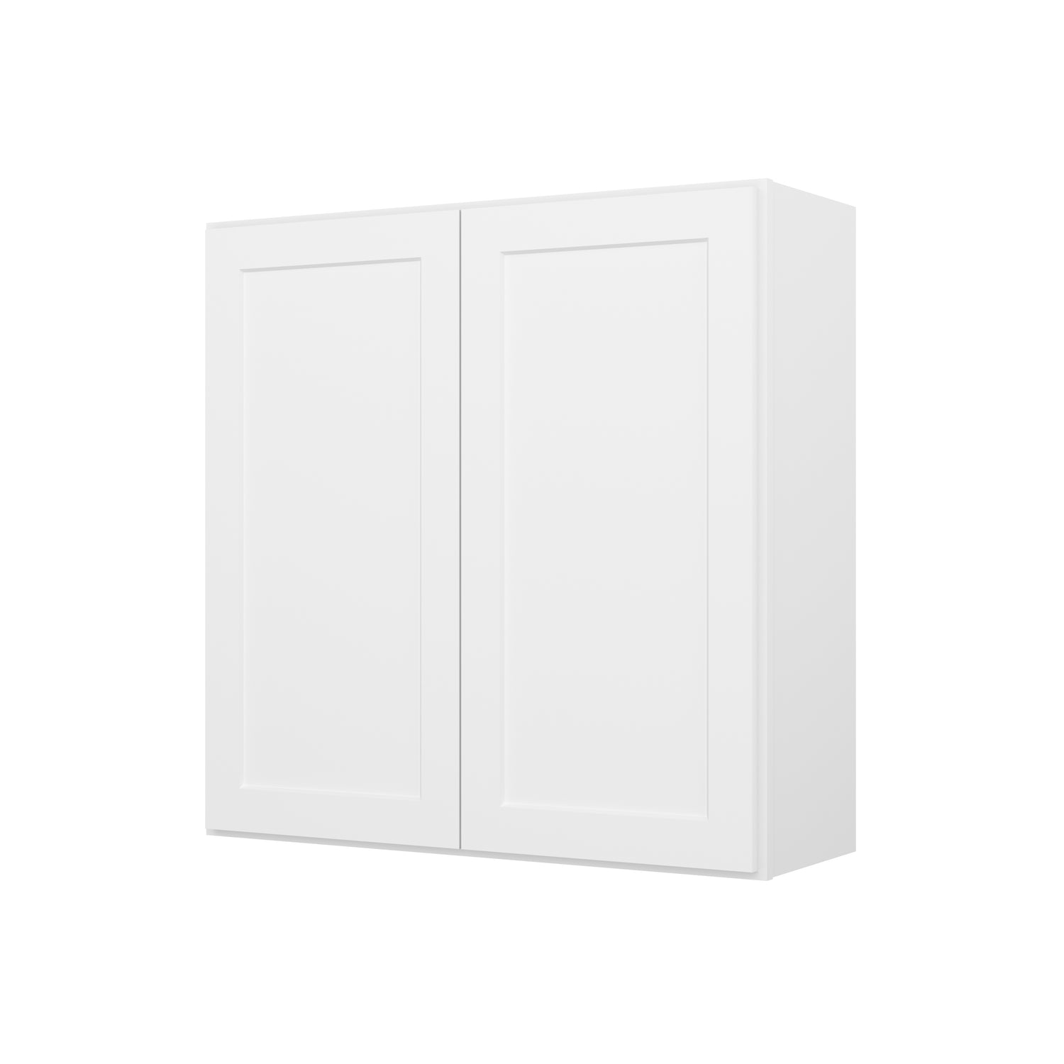 W3636 Shaker White Double Door Wall Cabinet