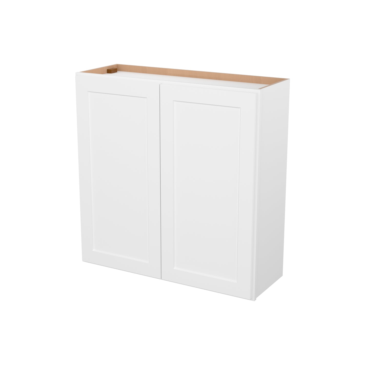 W3636 Shaker White Double Door Wall Cabinet