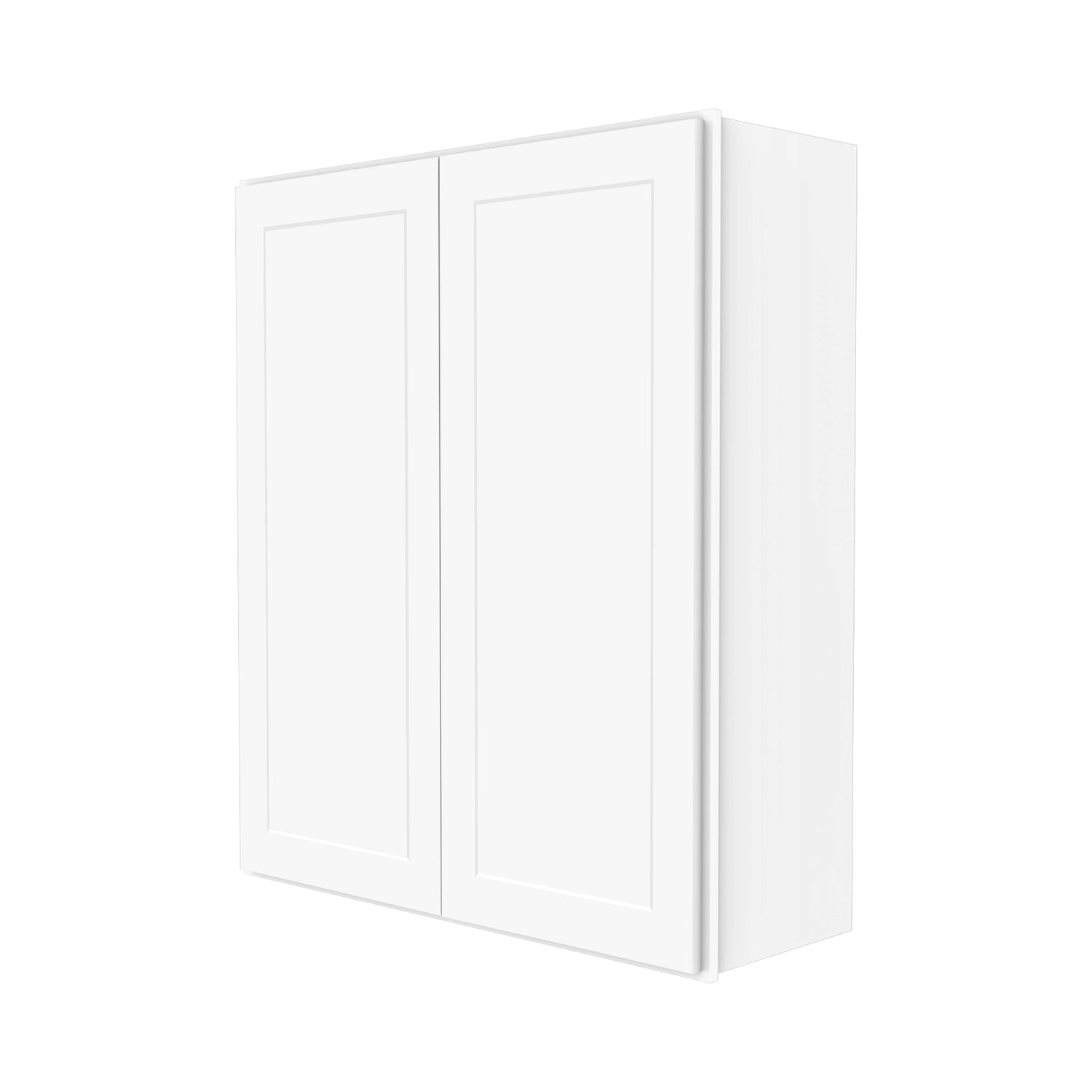 W3642 Shaker White Double Door Wall Cabinet