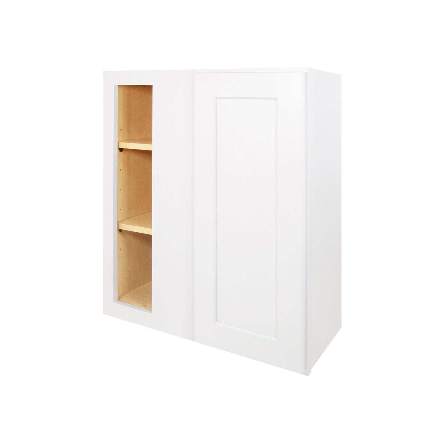 WBC2730 Shaker White Wall Blind Corner Cabinet