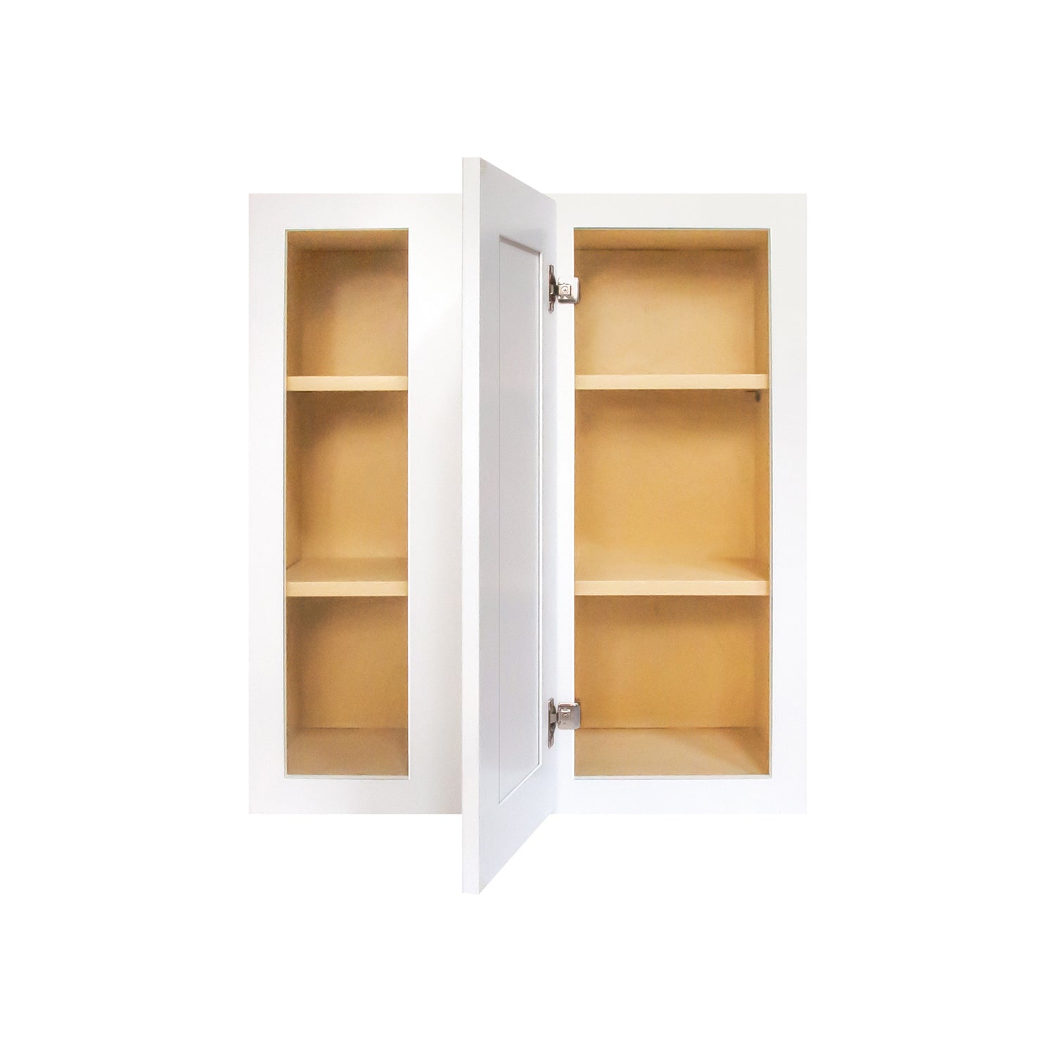 WBC2730 Shaker White Wall Blind Corner Cabinet