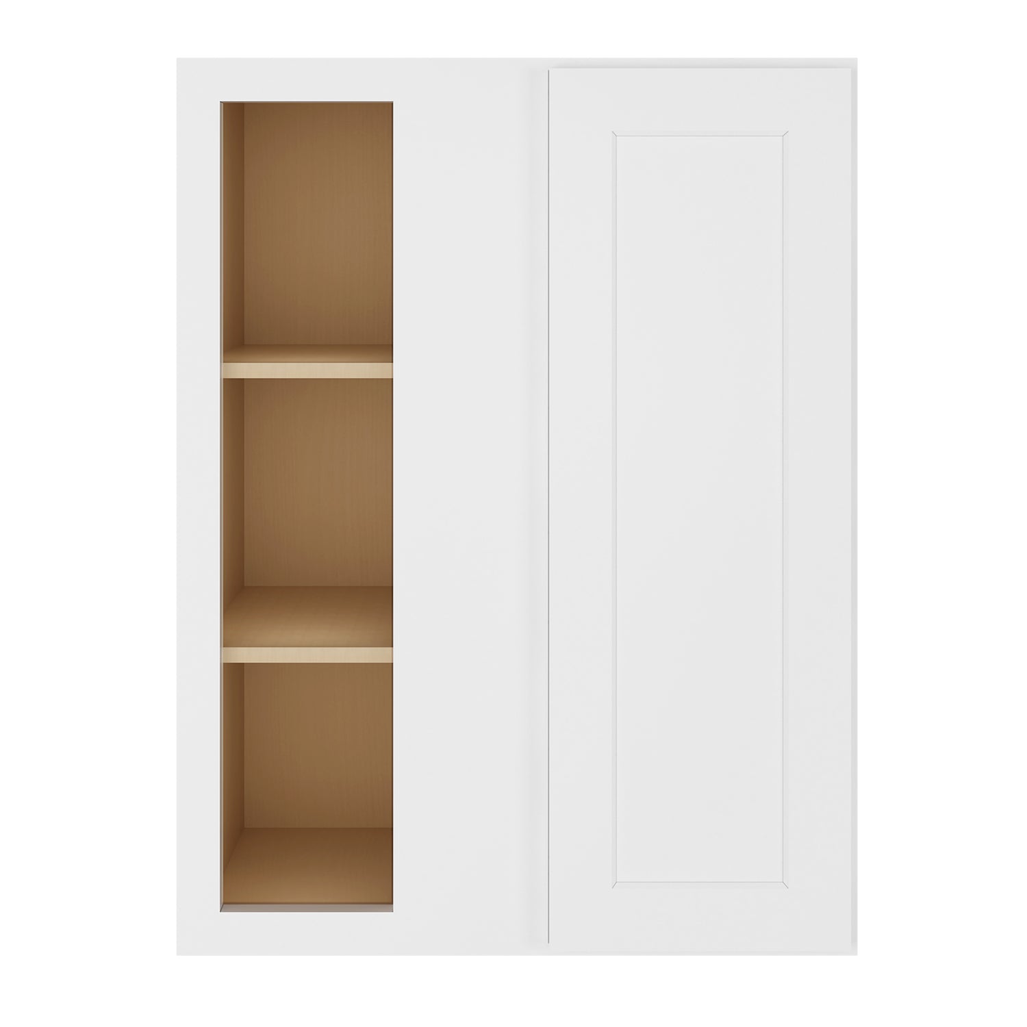 WBC2736 Shaker White Wall Blind Corner Cabinet