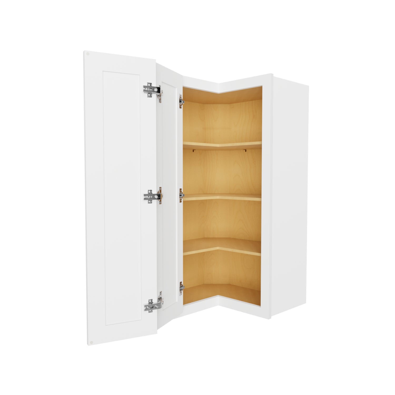 WER2442 Shaker White Wall Easy Reach Cabinet