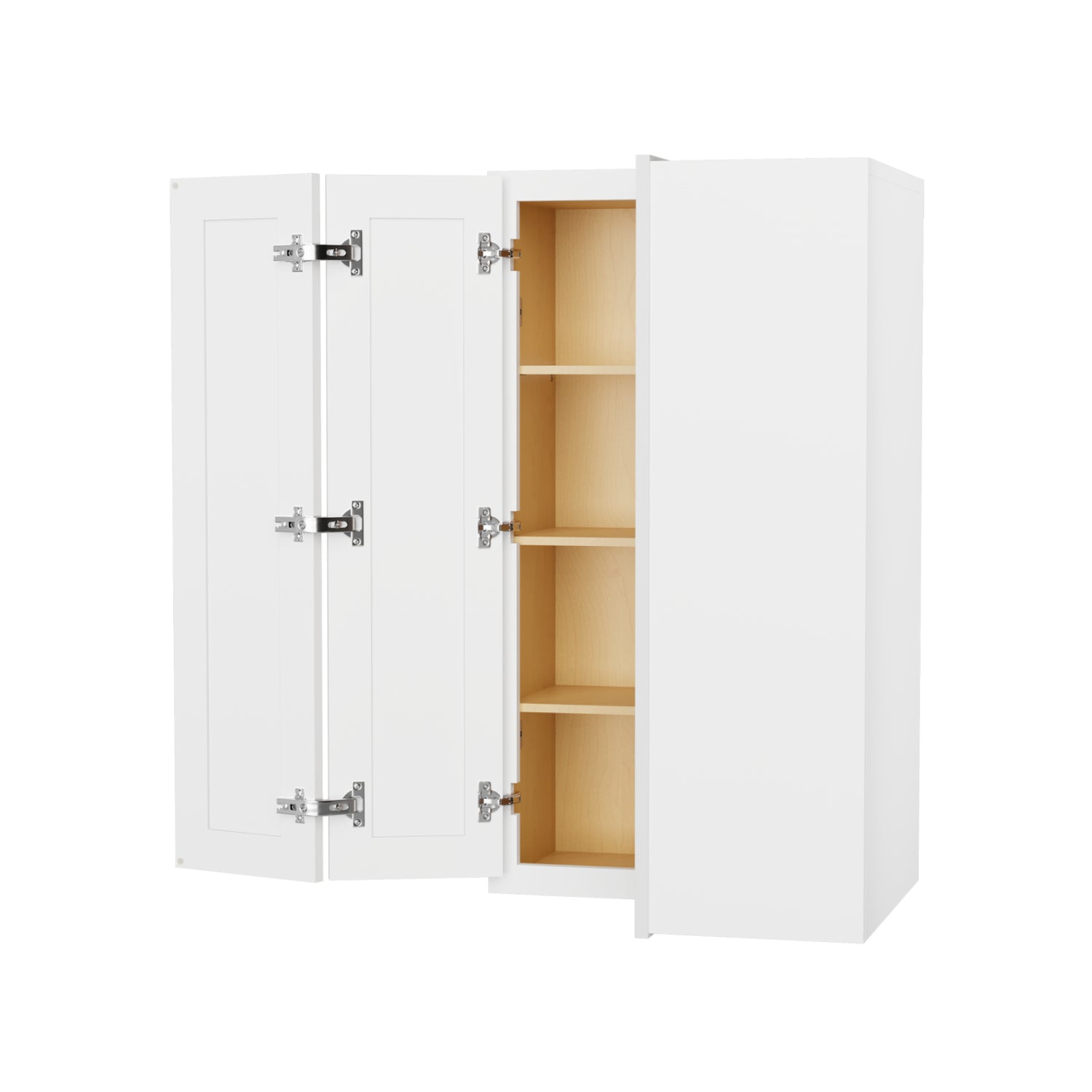 WER2442 Shaker White Wall Easy Reach Cabinet