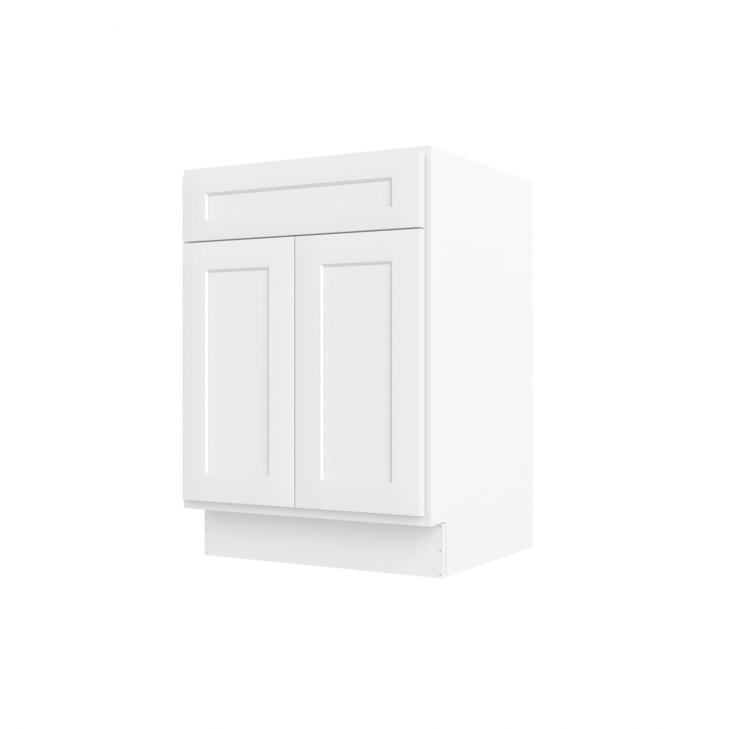 VS24 Shaker White Vanity Sink Base Cabinet