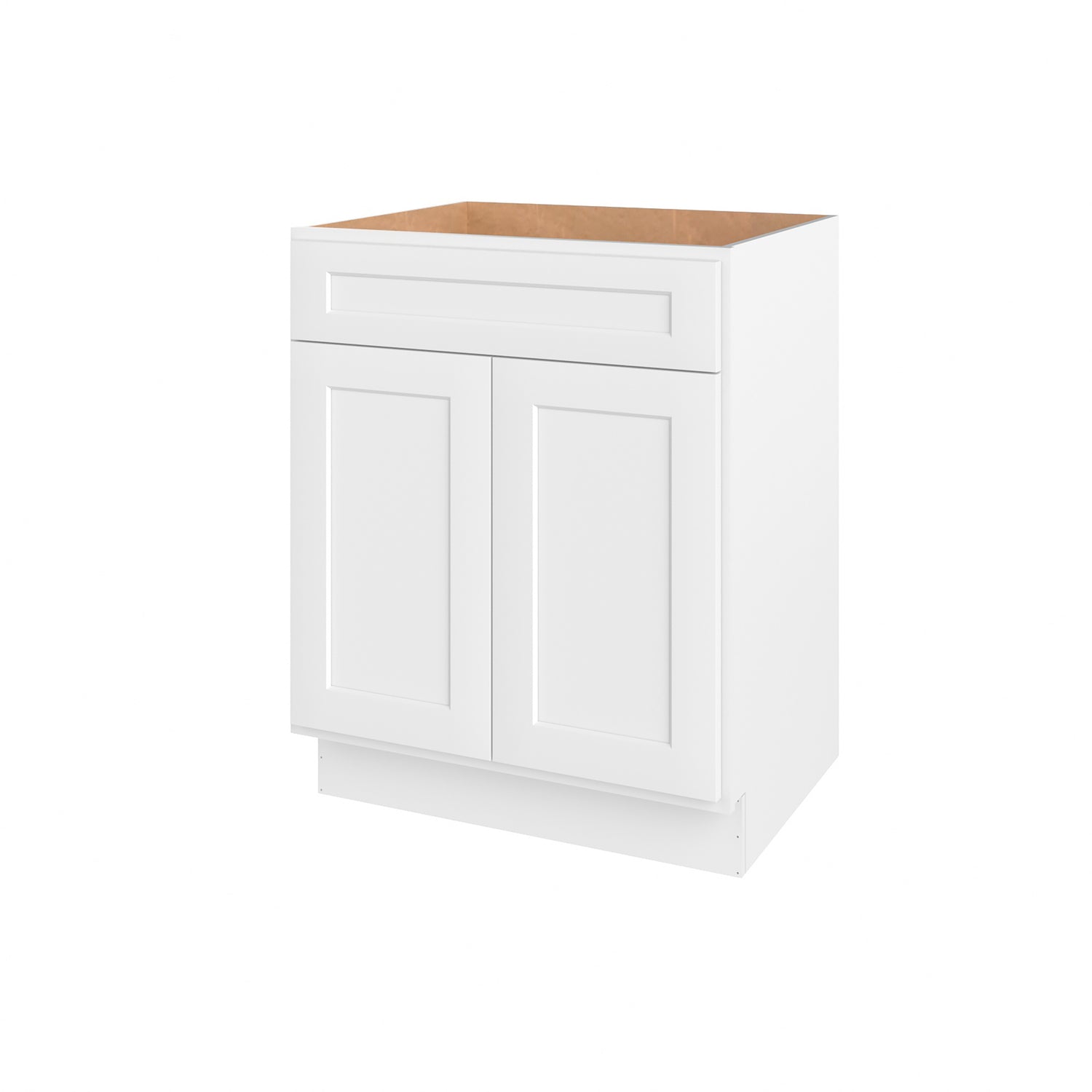 VS27 Shaker White Vanity Sink Base Cabinet