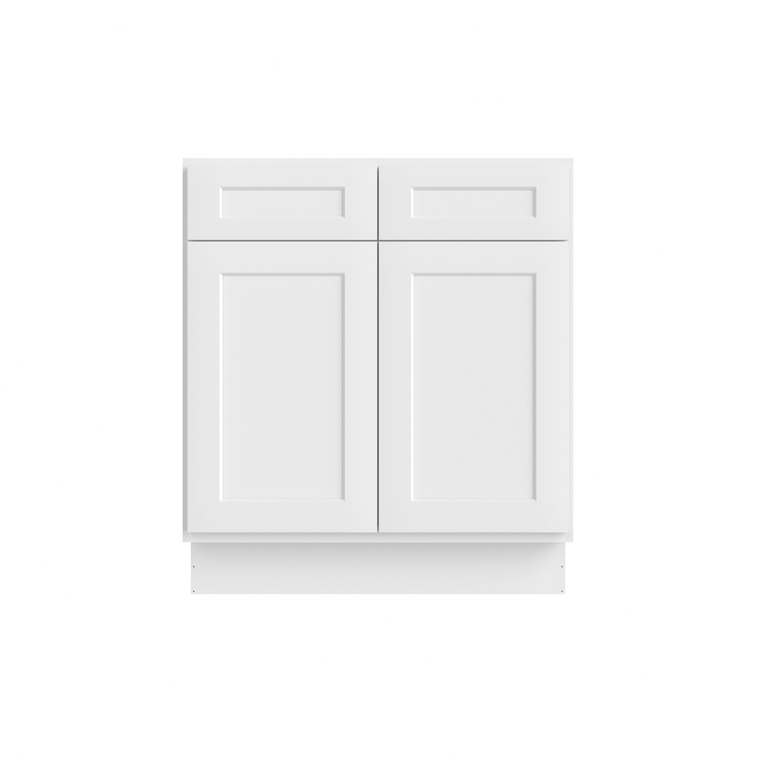 VS30 Shaker White Vanity Sink Base Cabinet