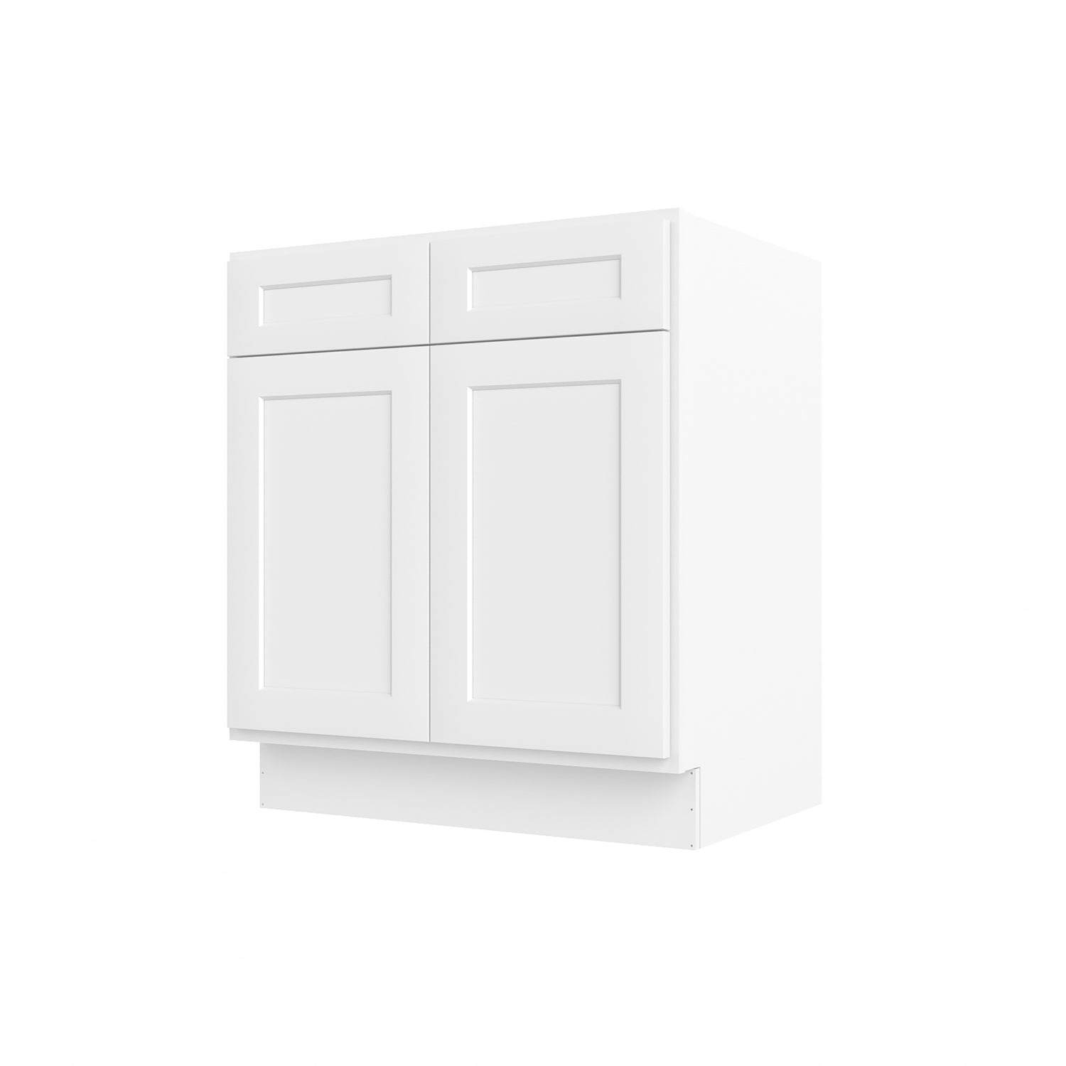 VS30 Shaker White Vanity Sink Base Cabinet